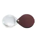 Лупа Eschenbach Classic двояковыпуклая, бордовая  (6x)