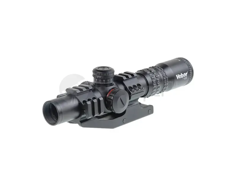 Оптический прицел Veber Black Russian 1-4x24 RG Загонник