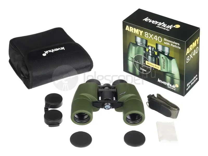 Бинокль Levenhuk Army 8x40 с сеткой