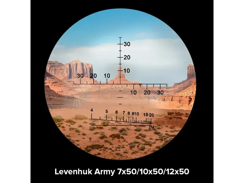 Бинокль Levenhuk Army 7x50 с сеткой