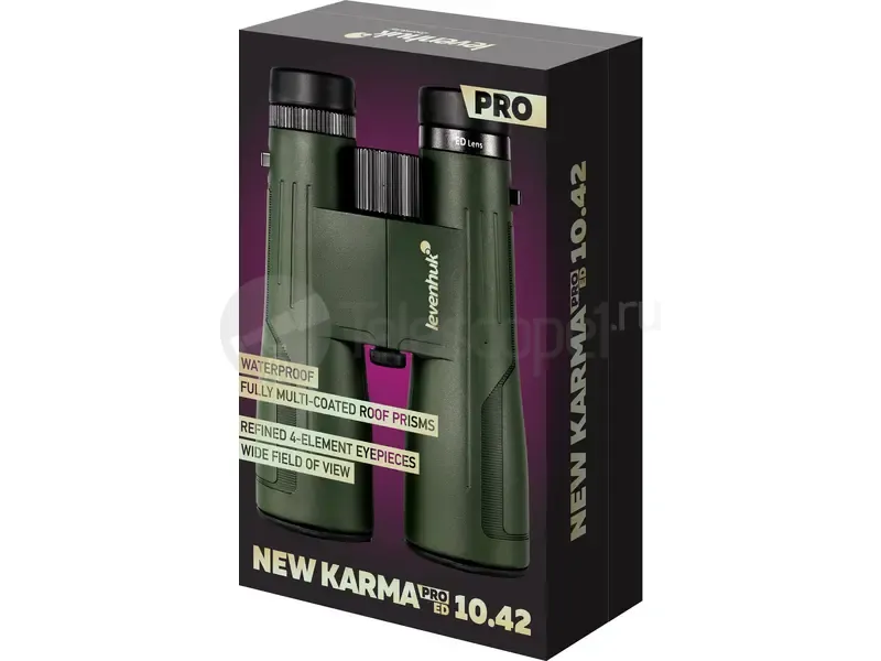 Бинокль Levenhuk New Karma PRO ED 10x42