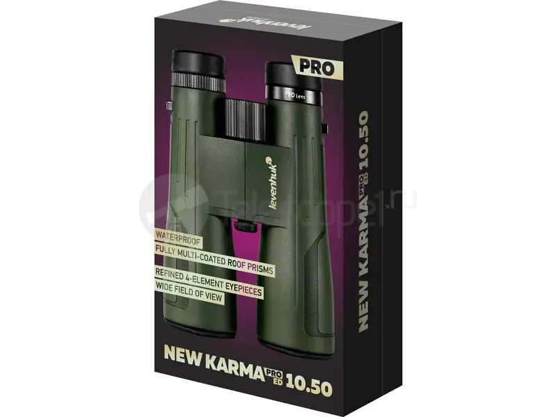 Бинокль Levenhuk New Karma PRO ED 10x50