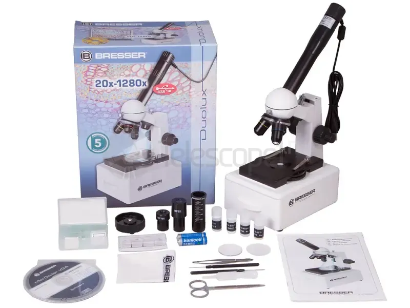 Микроскоп Bresser Duolux 20x-1280x
