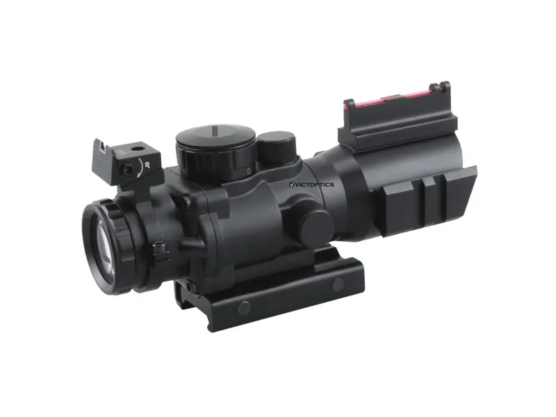 Vector Optics VictOptics C1 Fiber Sight 4x32 Prism, Chevron (OPSL12) Vector Optics VictOptics C1 Fiber Sight 4x32 Prism, Chevron (OPSL12)