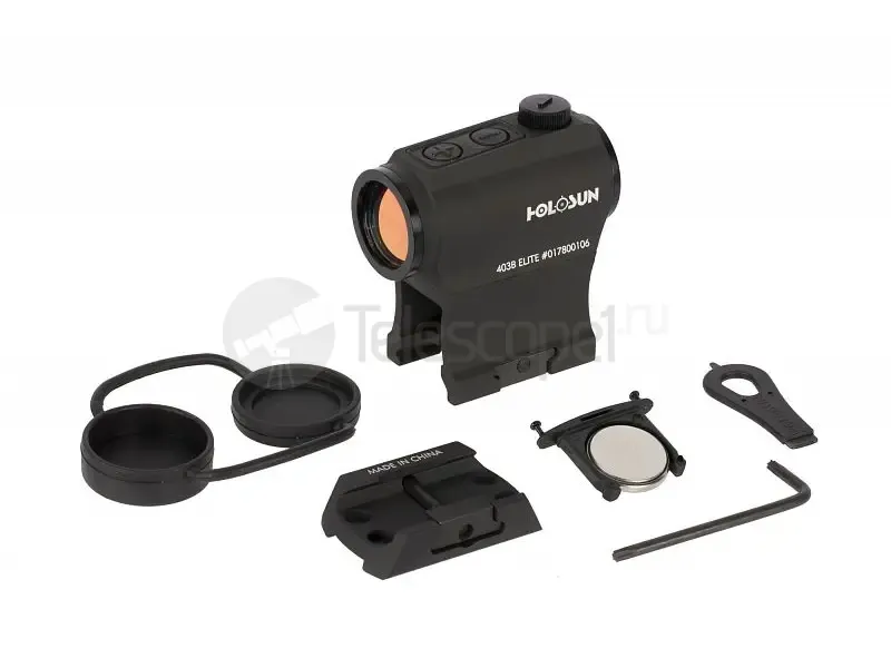 Коллиматорный прицел Holosun Micro Elite HE403B-GR, зелёная марка
