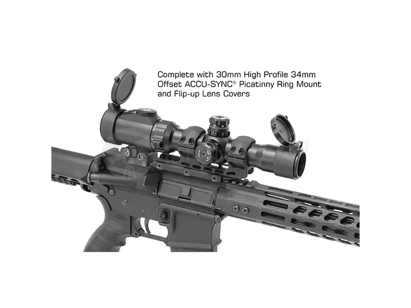Оптический прицел Leapers Accushot Tactical 1-8x28 36-color BG4 (SCP3-18IEBG4)