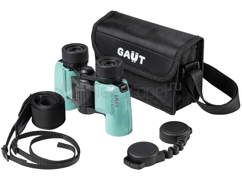 Бинокль Gaut Spica 10x24, голубой