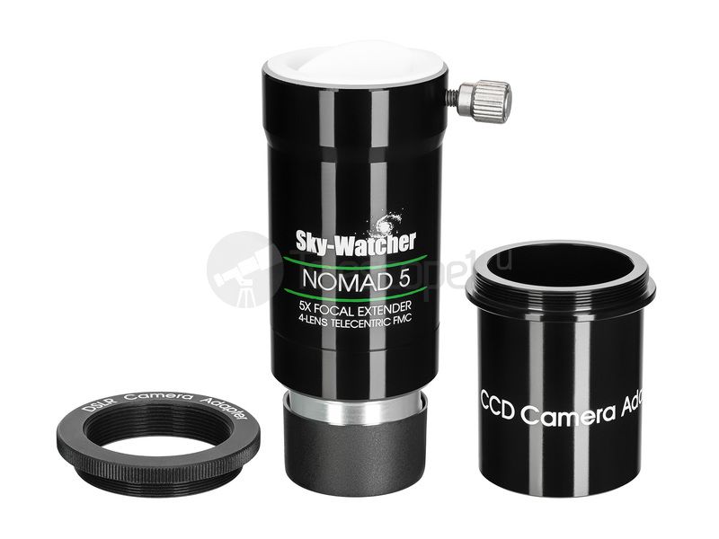 Линза Барлоу Sky-Watcher 5x, 1.25", с адаптером для камеры Линза Барлоу Sky-Watcher 5x, 1.25", с адаптером для камеры