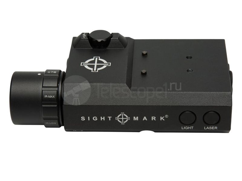 Sightmark LoPro Combo, зелёный лазер, фонарь белый/ИК