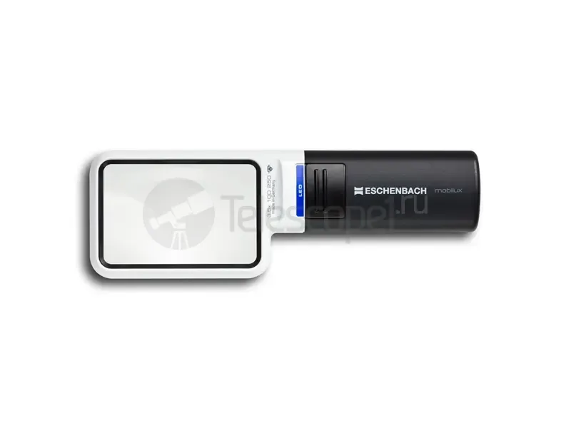 Лупа на ручке асферическая Eschenbach Mobilux LED 3.5x, 75x50 мм, с подсветкой