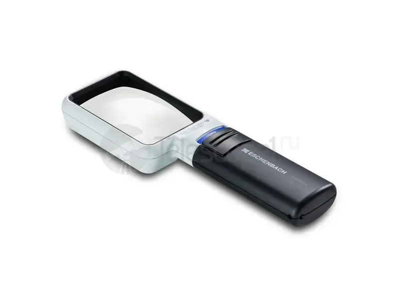 Лупа на ручке асферическая Eschenbach Mobilux LED 3.5x, 75x50 мм, с подсветкой