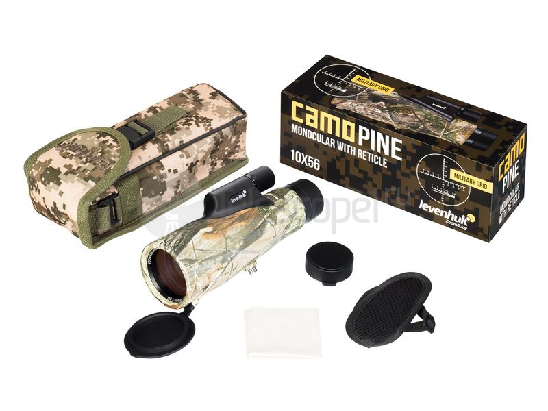 Монокуляр Levenhuk Camo Pine 10x56 с сеткой