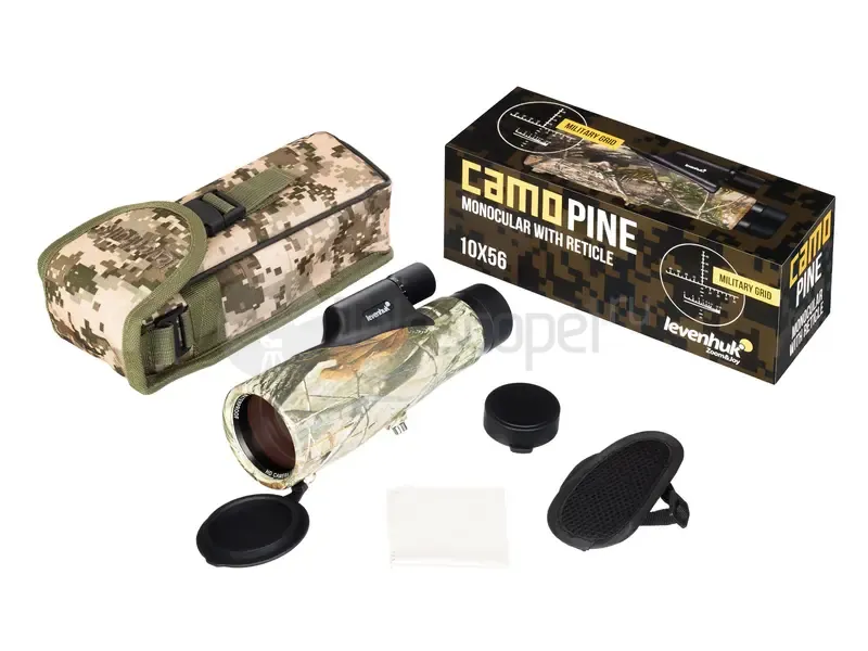 Монокуляр Levenhuk Camo Pine 10x56 с сеткой