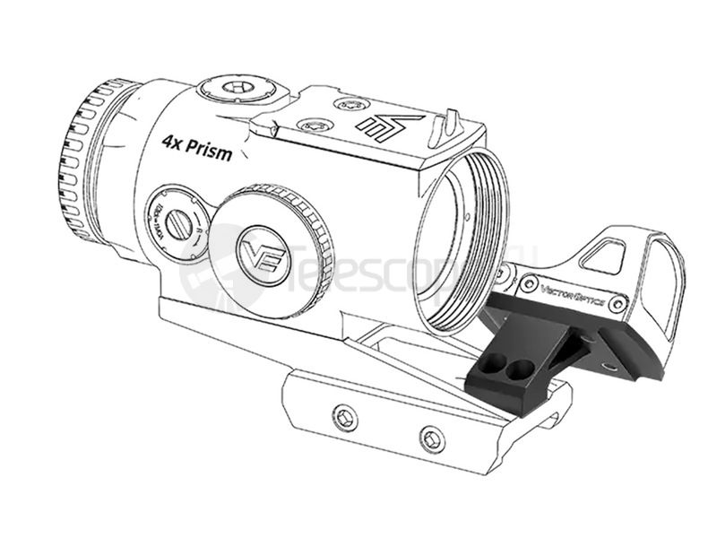 Кронштейн Vector Optics Red Dot Sight Offset Mount MAG для SCPSM-01 (SCPSM-C01)