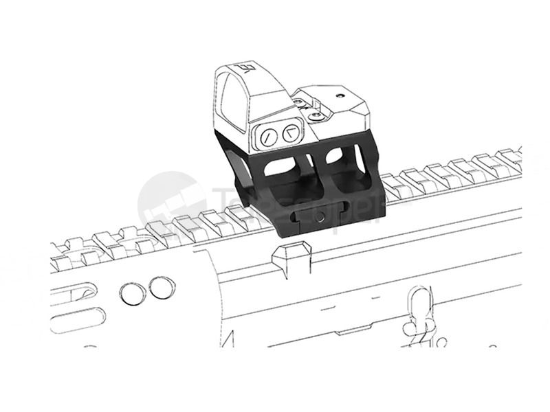Кронштейн Vector Optics TEK Red Dot Lower 1/3 Co-Witness Cantilever Picatinny Riser Mount, высокий (SCRA-67)