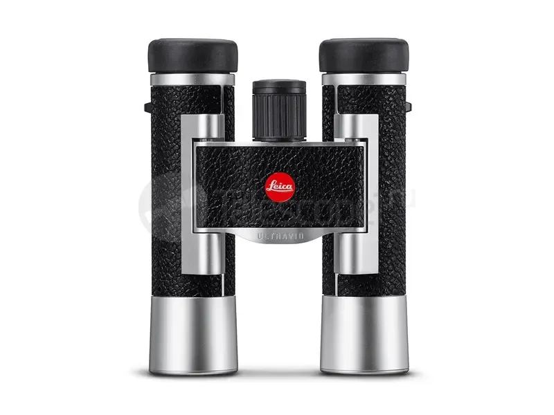 Бинокль Leica Ultravid 10x25 leathered, серебристый