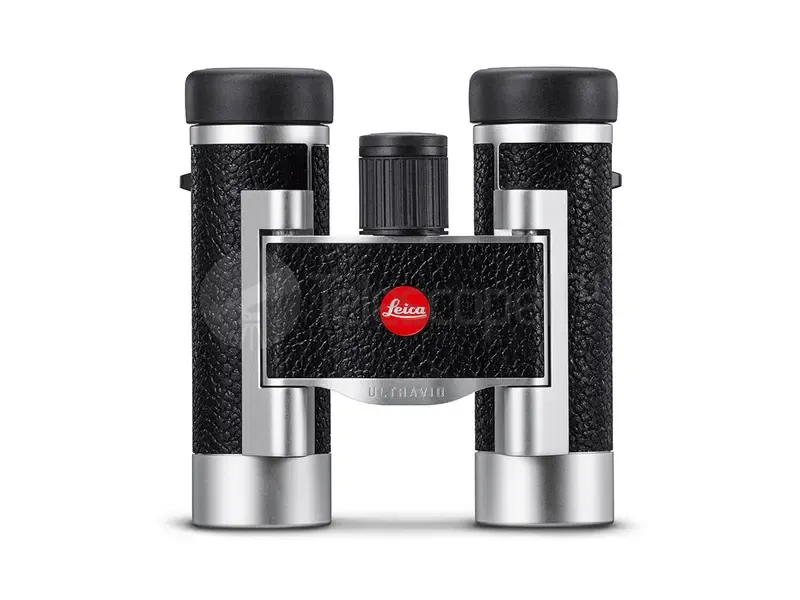 Бинокль Leica Ultravid 8x20 leathered, серебристый