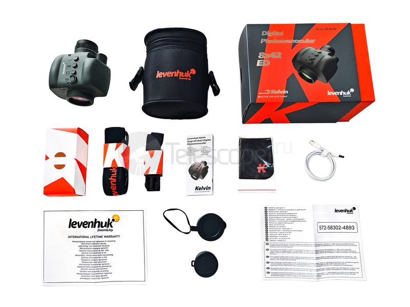 Levenhuk Kelvin Snap ED 8x42 (mono)