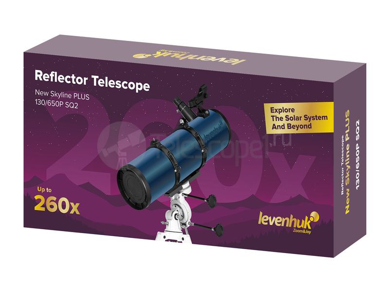 Телескоп Levenhuk New Skyline PLUS 130/650P SQ2
