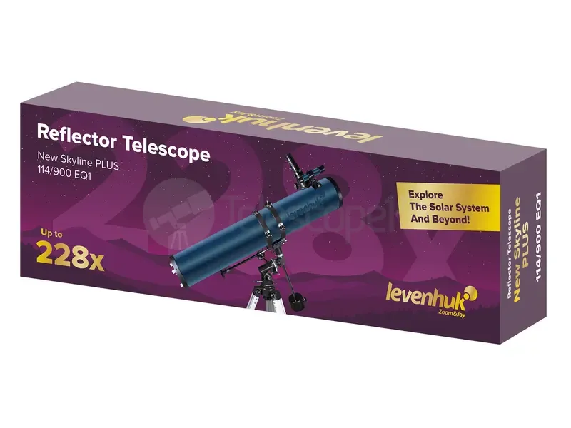Телескоп Levenhuk New Skyline PLUS 114/900 EQ1