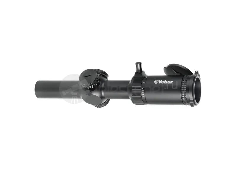 Оптический прицел Veber Wolf 1.25-4.5x26 IR FD07 Загонник