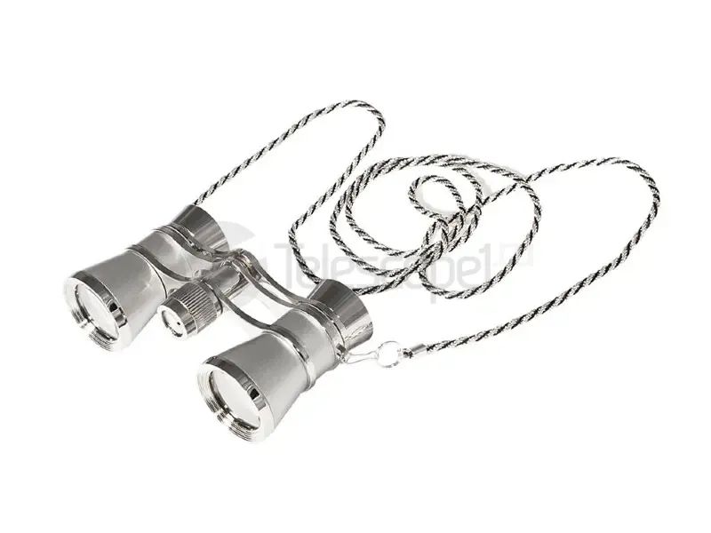 Бинокль Sturman 3x25, серебряный с цепочкой