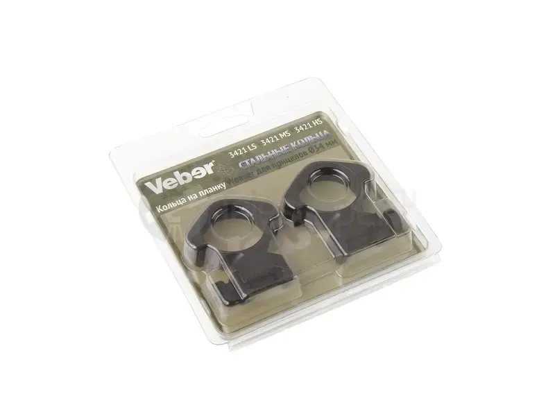 Кольца Veber 3421 MS на weaver, 34 мм, средние (27316)