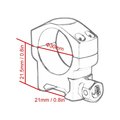 Кольца Vector Optics на weaver 30 мм, низкие (SCTM-27)