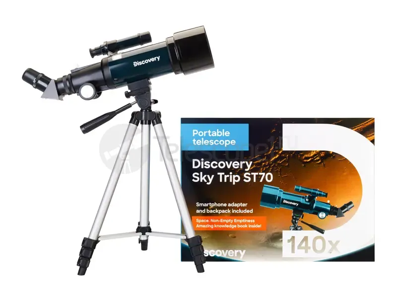 Телескоп Discovery Sky Trip ST70 с книгой