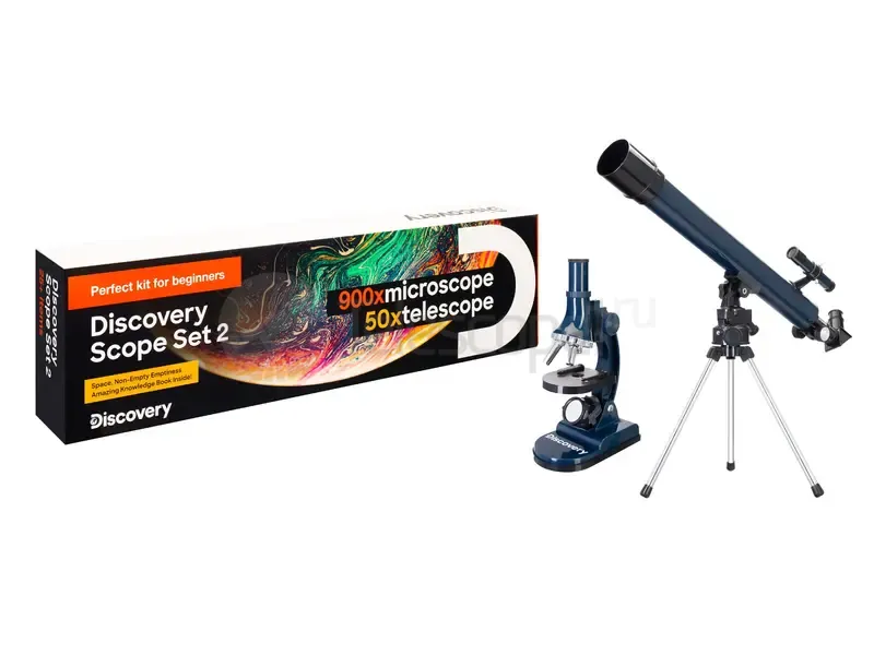 Микроскоп Discovery Scope 2 с книгой