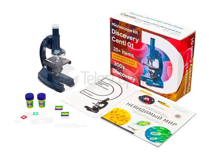 Микроскоп Discovery Centi 01 с книгой