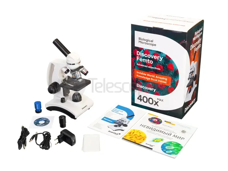 Микроскоп Цифровой Discovery Femto Polar с книгой