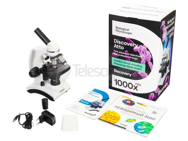 Микроскоп Discovery Atto Polar с книгой
