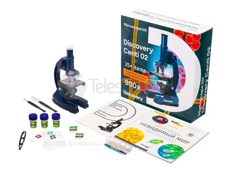 Микроскоп Discovery Centi 02 с книгой