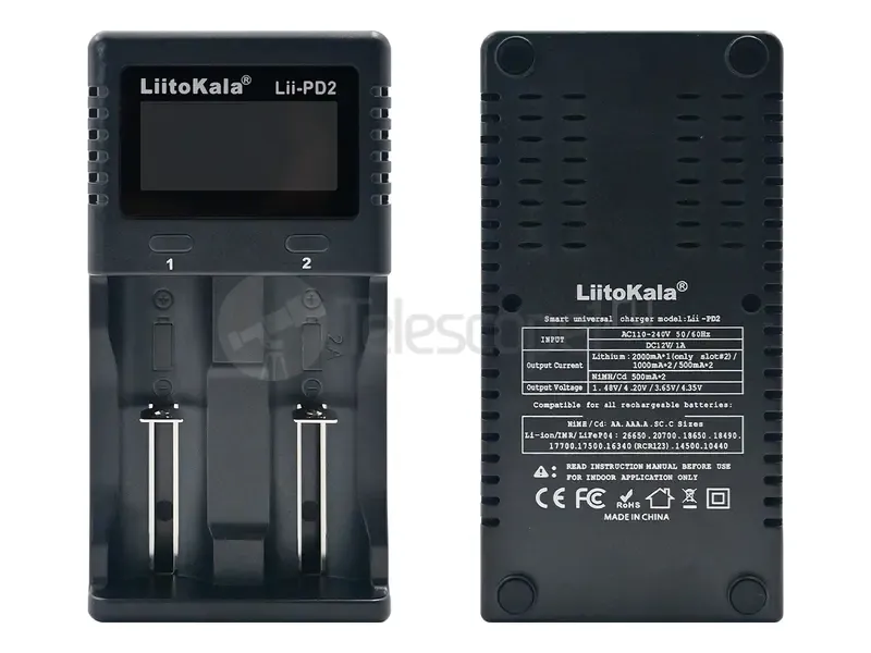 Зарядное устройство LiitoKala Lii-PD2 для Li-ion и Ni-MH аккумуляторов