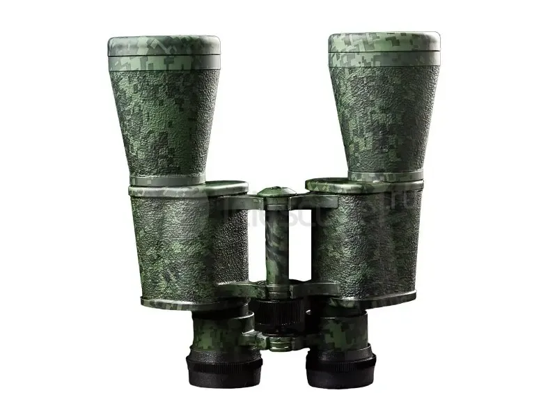 Бинокль КОМЗ БПЦс 12x45 с сеткой, камуфляж (пиксель)