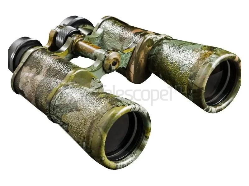 Бинокль КОМЗ БПЦс 12x45 с сеткой, камуфляж (хантер)