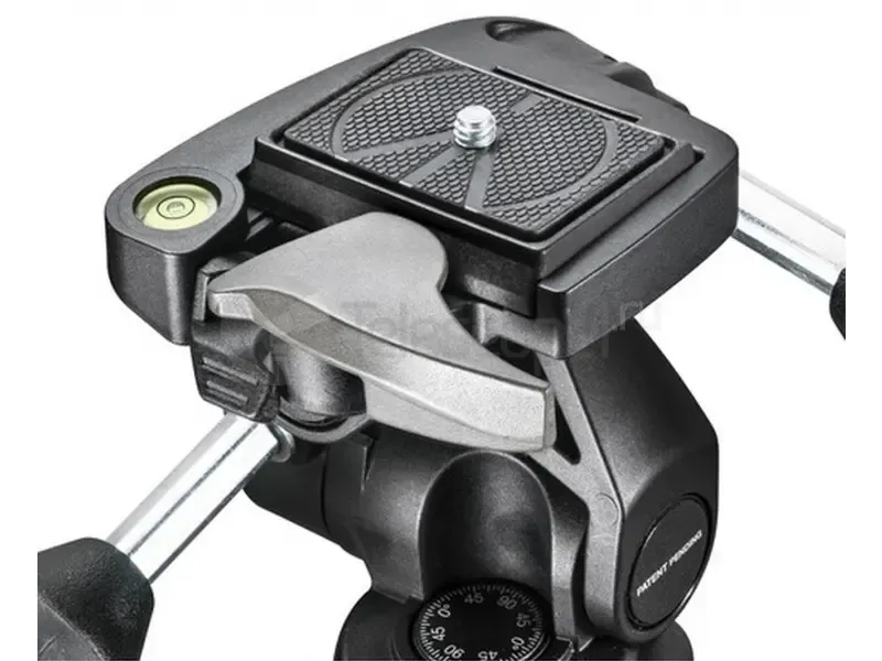 Штатив Manfrotto MK190X3-3W1 с 3D головой MH804-3W, алюминий, чёрный