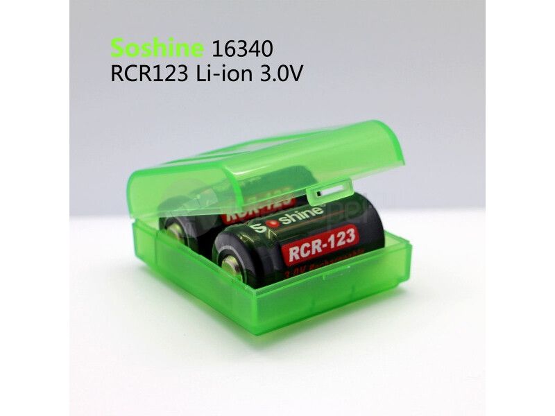 Аккумулятор Soshine RCR123/16340