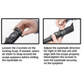 Наглазник Leapers для прицела, резиновый + ободы крепежа на 36мм, 40мм, 43мм или 41.5mm
