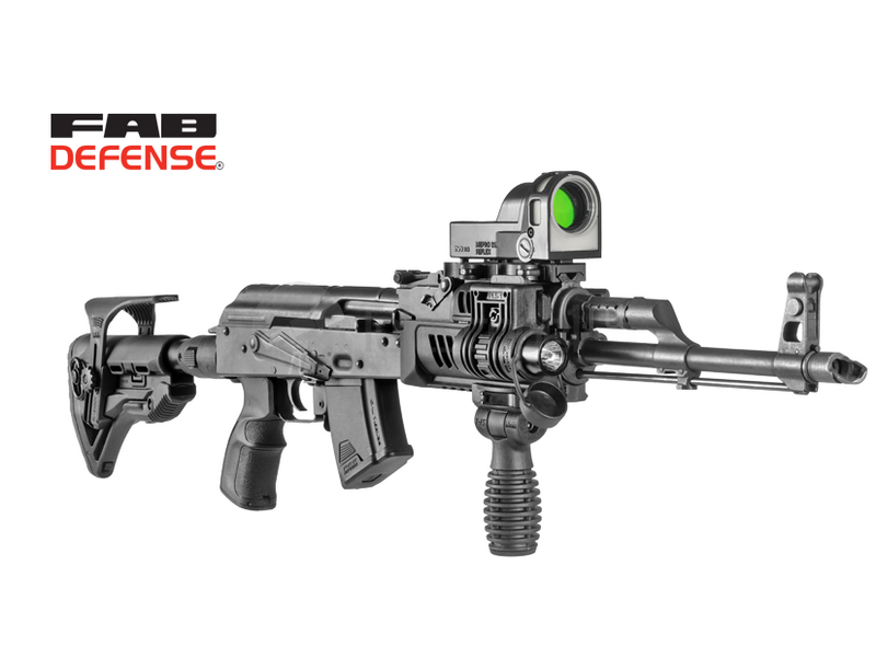 Полимерный магазин FAB-Defense 10 патрон 7.62х39 (AK 10R)