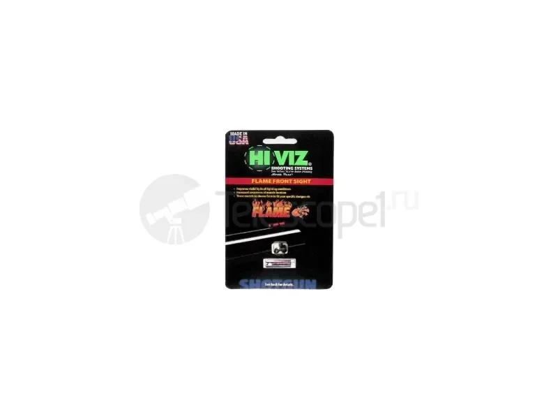 Оптоволоконная мушка Мушка HiViz Flame Sight красная универсальная