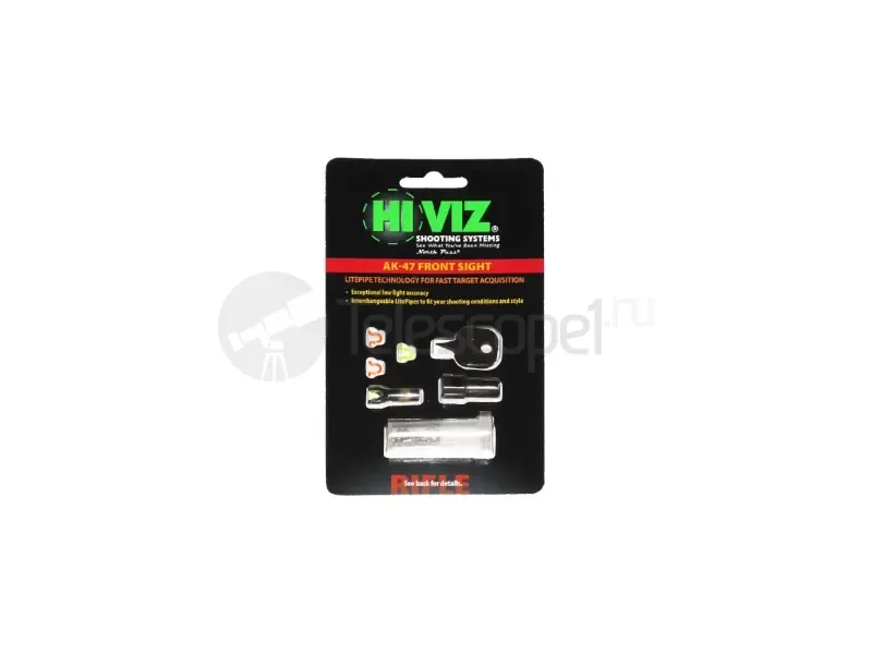 Оптоволоконная мушка Мушка HiViz для АК сайга, тигр, вепрь