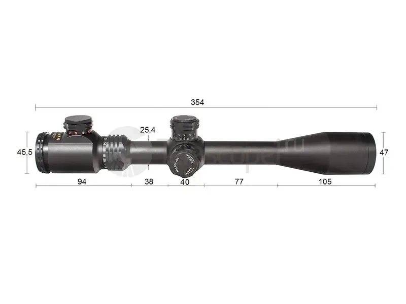 Оптический прицел Sturman 6-24x40 SF