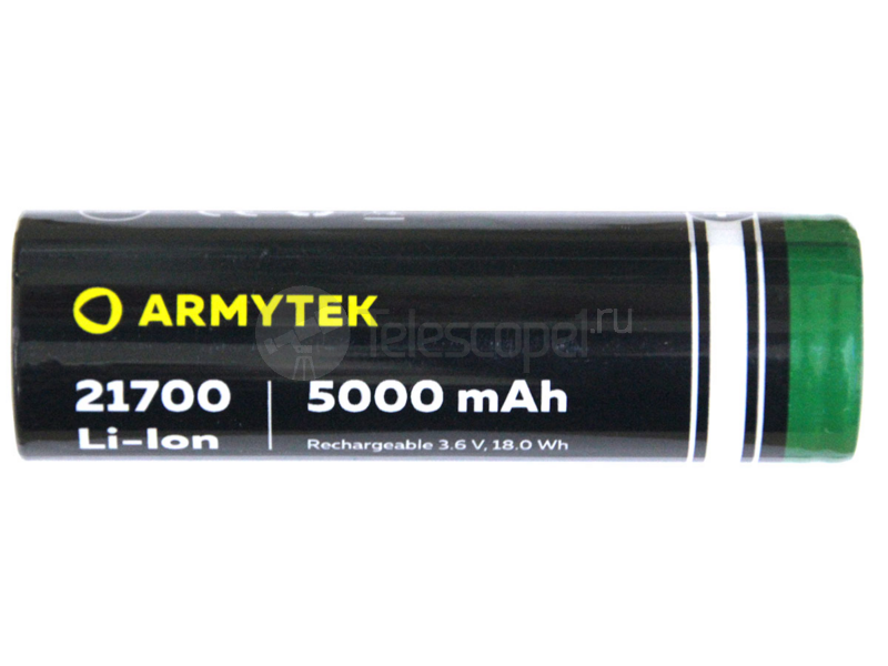Аккумулятор Armytek 21700 Li-Ion 5000 мmAhАч