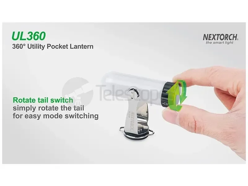 Фонарь Nextorch UL360 карманный, 70 лм, на магните