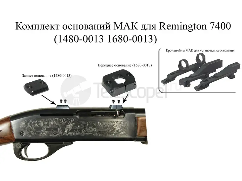 Основание МАК для Remington 7400(1480-0013 1680-0013)