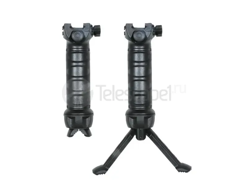 Рукояти и сошки Поворотная тактическая рукоять с выдвижными ножками CAA Tactical