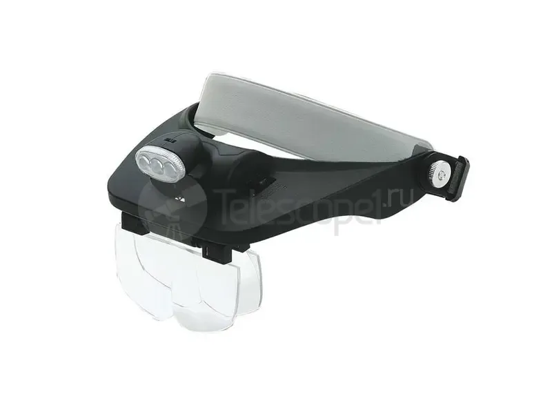 Лупа налобная с подсветкой Veber 81001-3Led, 1.2x-3.5x