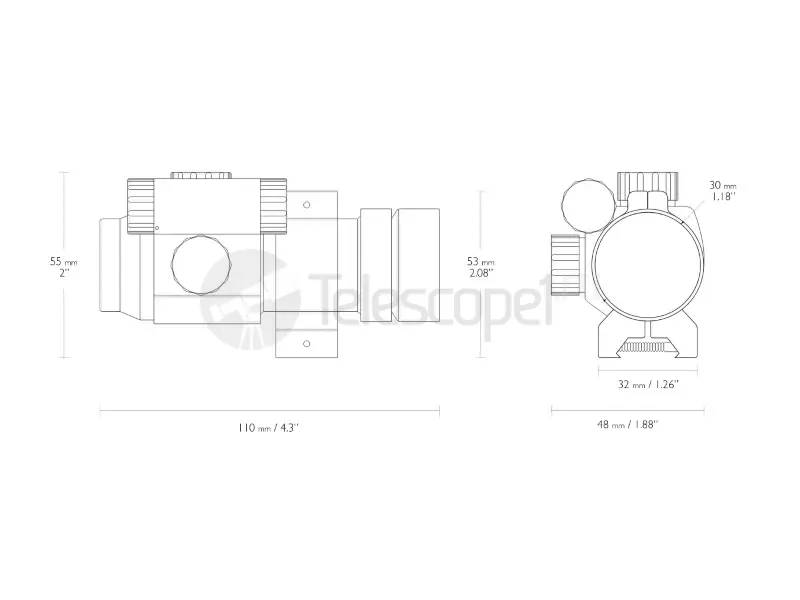 Коллиматорный прицел Hawke Sport Dot 1x30